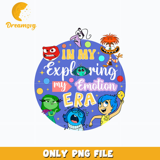 In My Exploring My Emotions Era png, inside out png