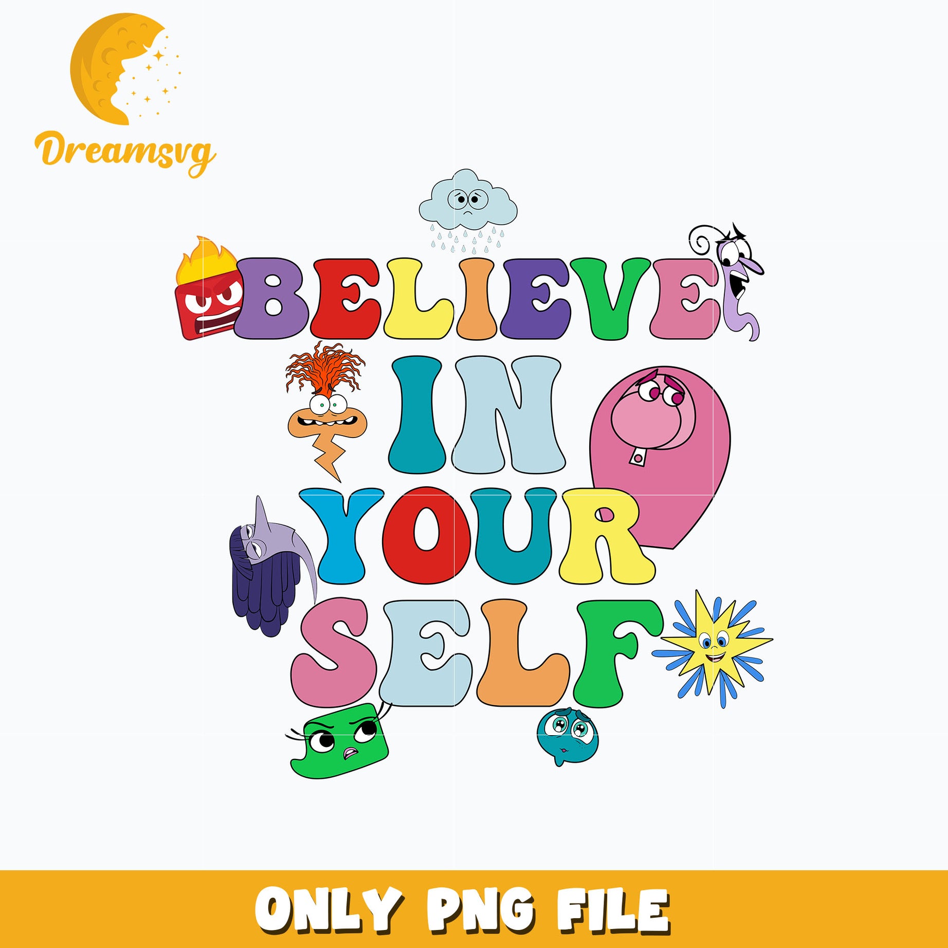 Inside Out Believe in your self png