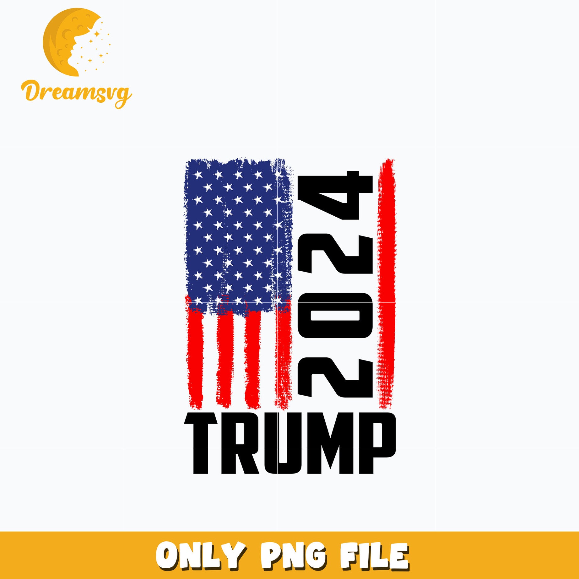 Trump 2024 flag america png