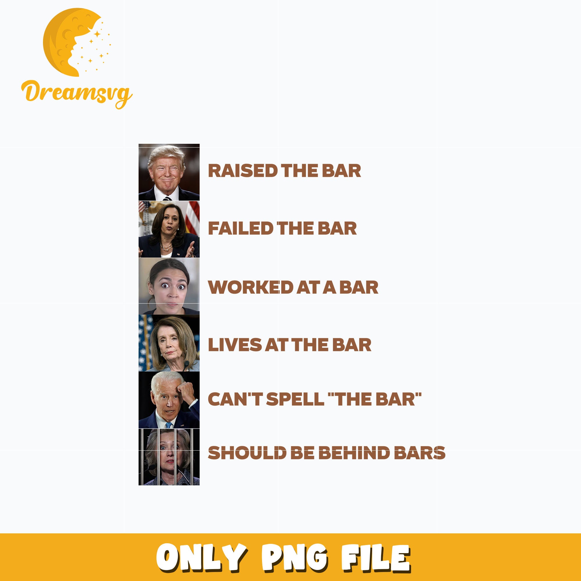 Trump Raised the Bar Design Png – DreamSVG Store