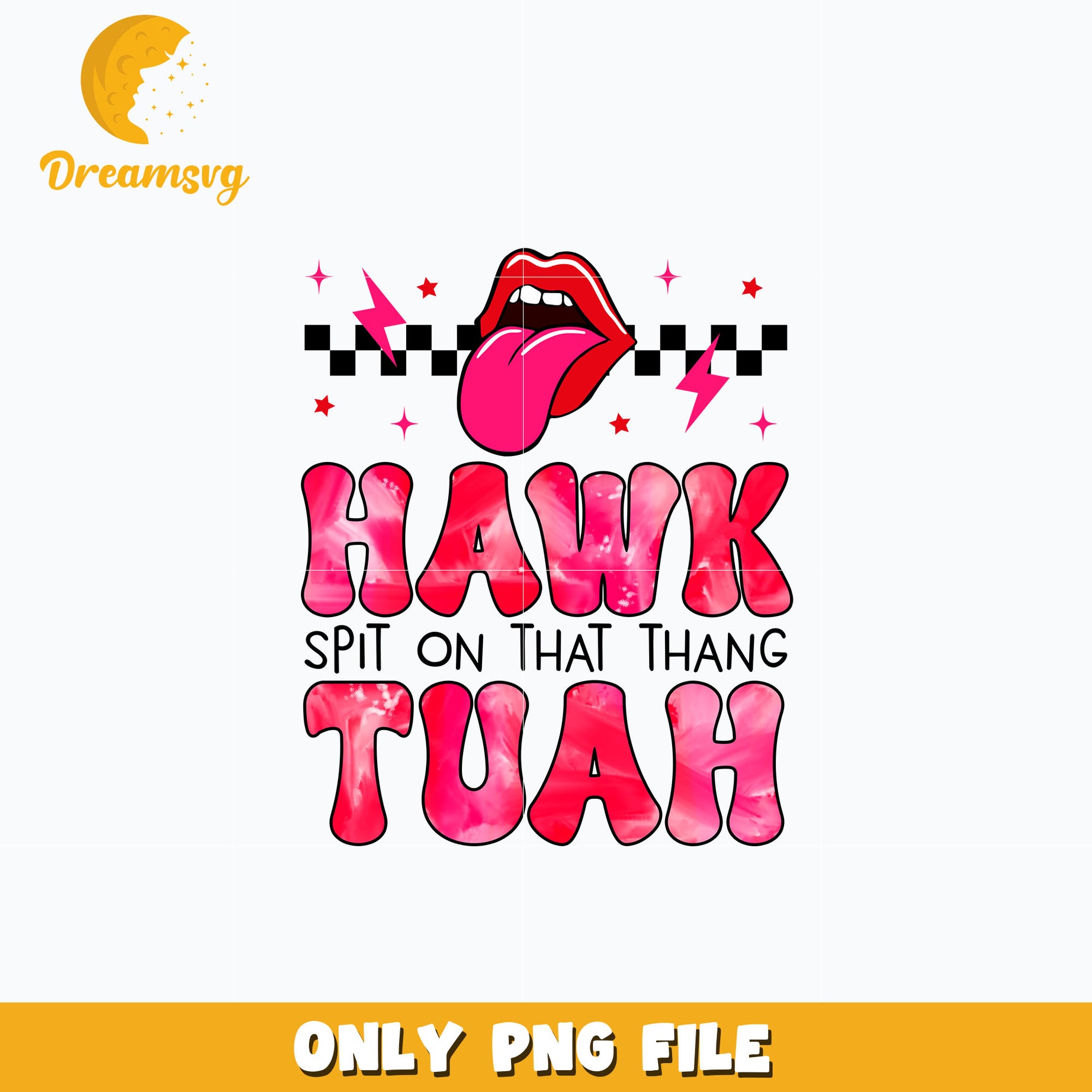 Hawk Tuah Spit On That Thang Lips png, instant download