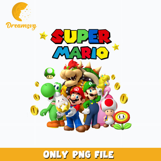 Super Mario friends png