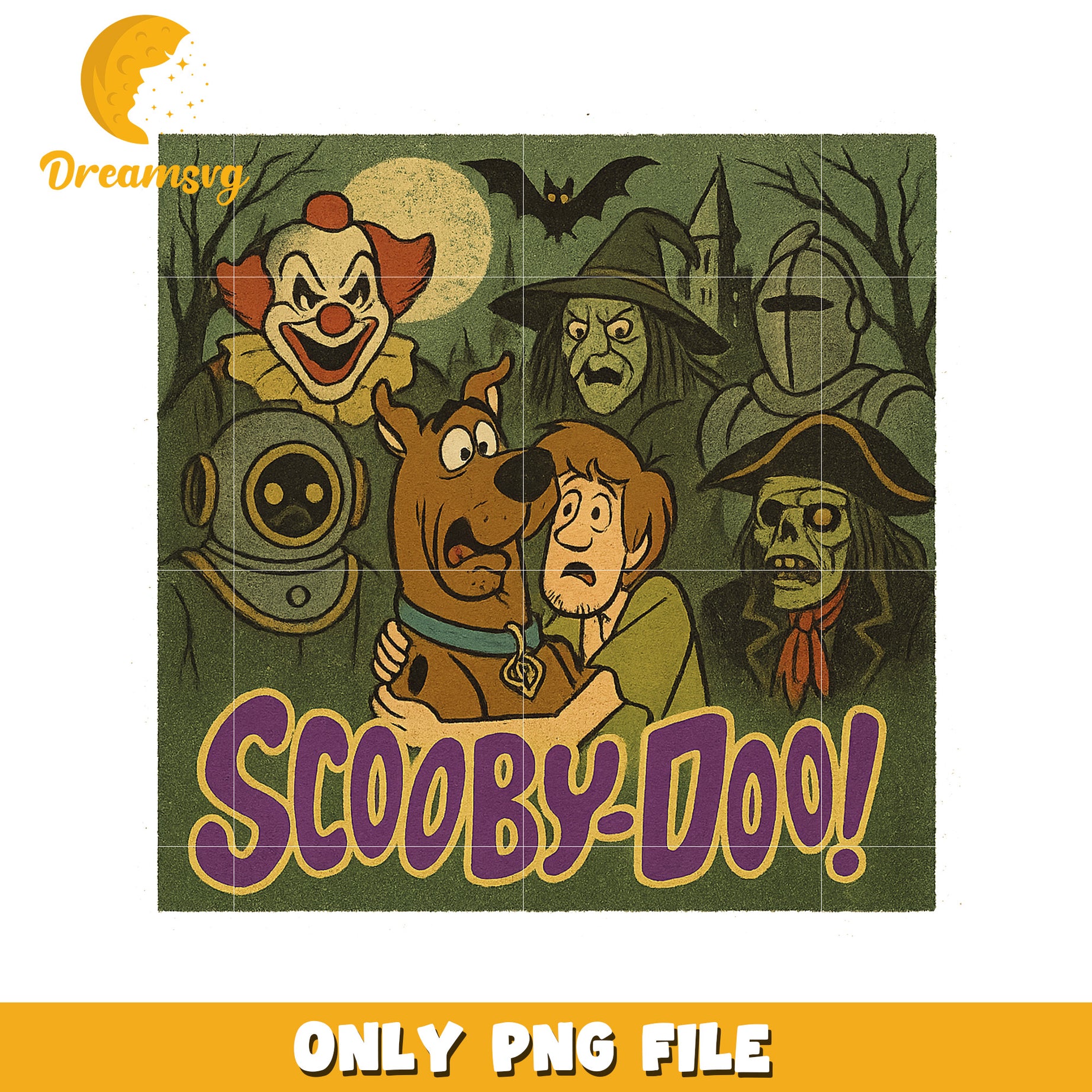 scariest scooby doo monsters DScooby doo monsters and ghosts png, scary scooby doo png, halloween s – DreamSVG Store
