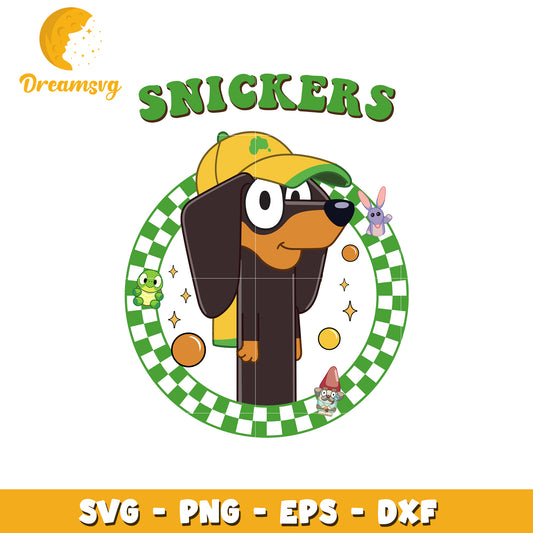 Dachshund Snicker SVG PNG EPS DXF