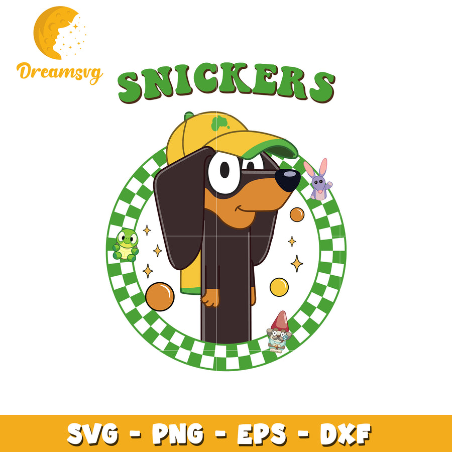 Dachshund Snicker SVG PNG EPS DXF