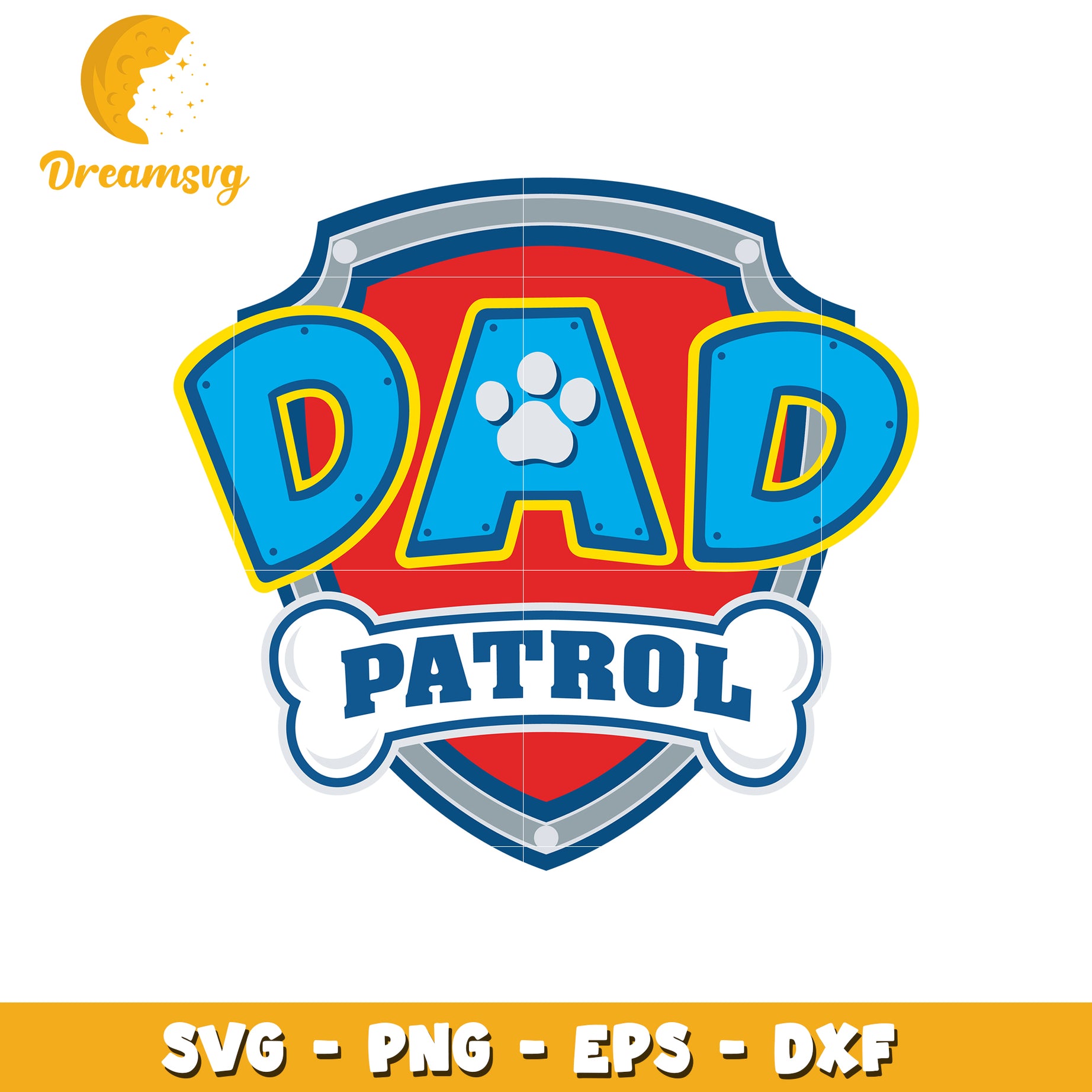 Dad Patrol SVG PNG EPS DXF Files