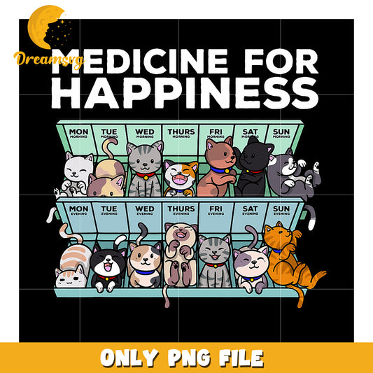 Daily Dose of Cats PNG Medicine for Happiness