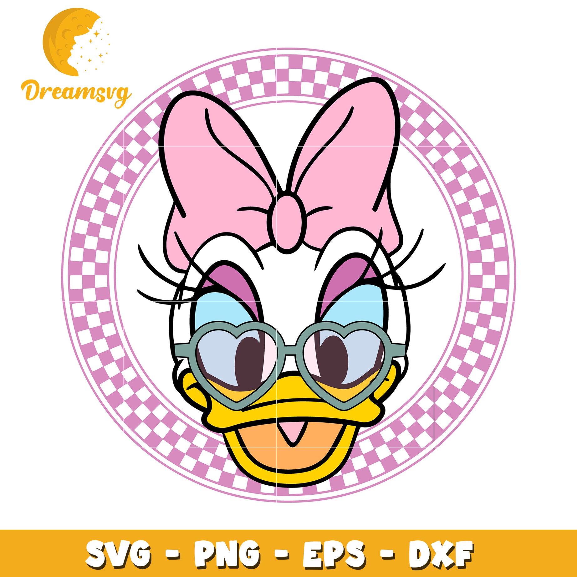 Daisy Duck Cute Svg Clipart for Crafts and Design Projects