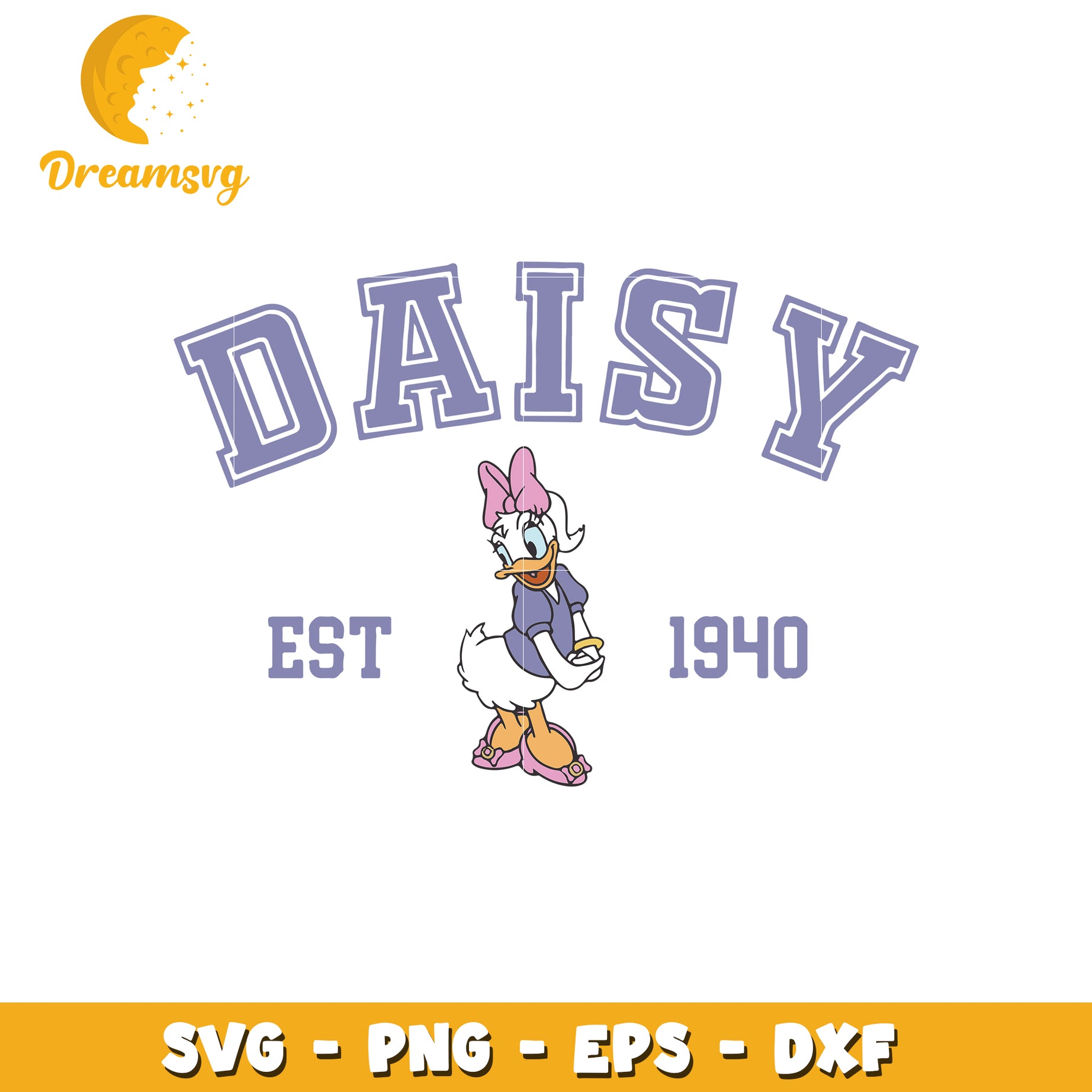 Daisy duck design svg, disney cartoons svg, disneyland svg