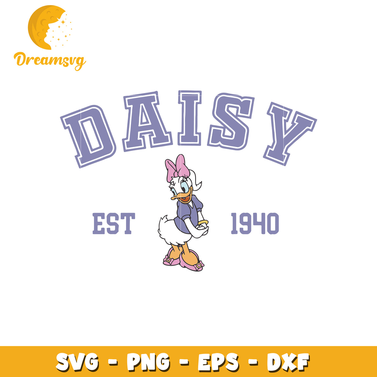 Daisy duck design svg, disney cartoons svg, disneyland svg – DreamSVG Store