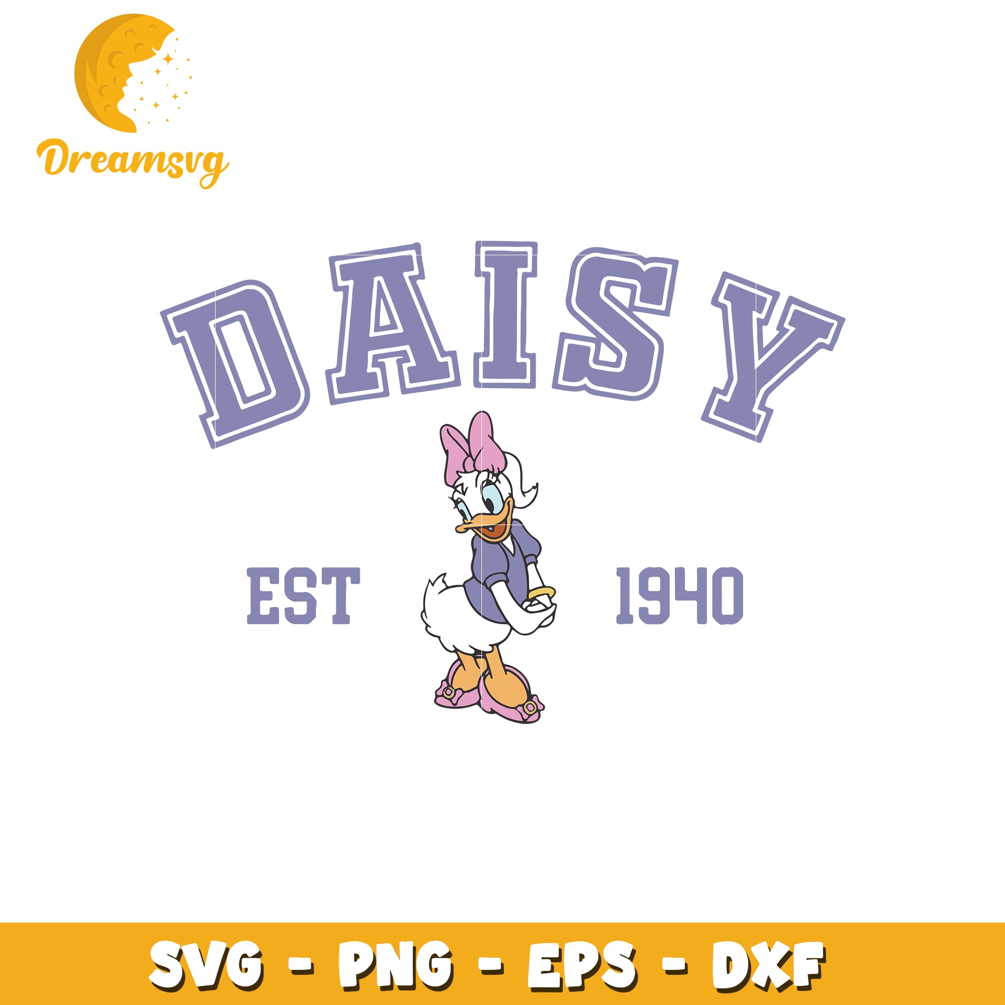 Daisy duck design svg, disney cartoons svg, disneyland svg