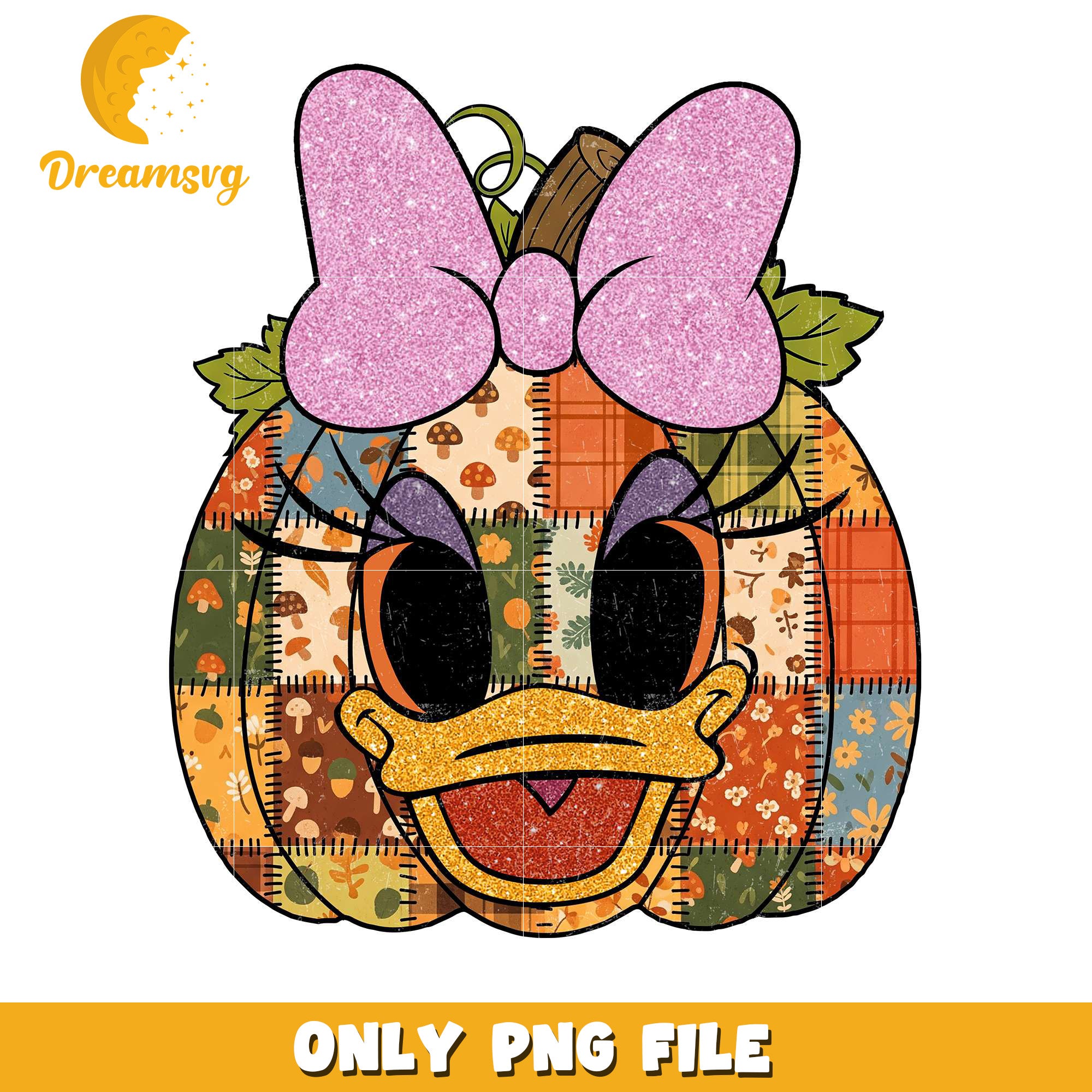 Daisy pumpkin png, halloween era​​ png, halloween candy png