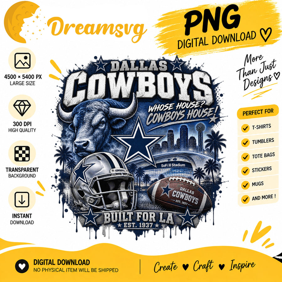 Dallas Cowboys Whose House Cowboys House NFL Football PNG