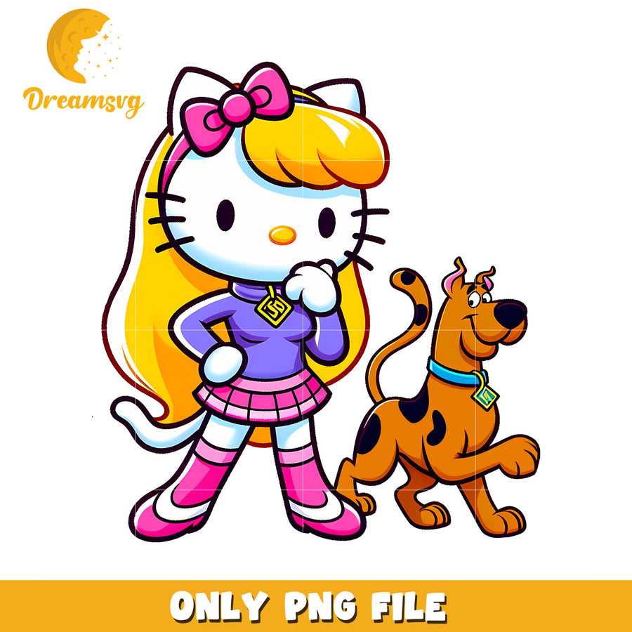 Daphne blake png, hello kitty png, hello kitty toys png
