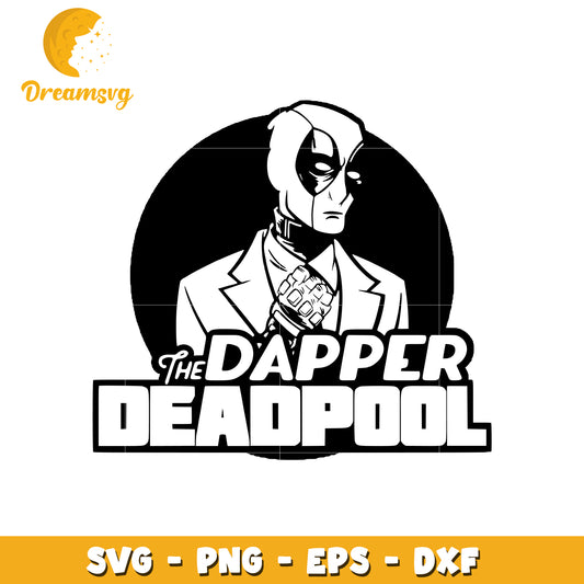 Dapper Deadpool SVG Cut File