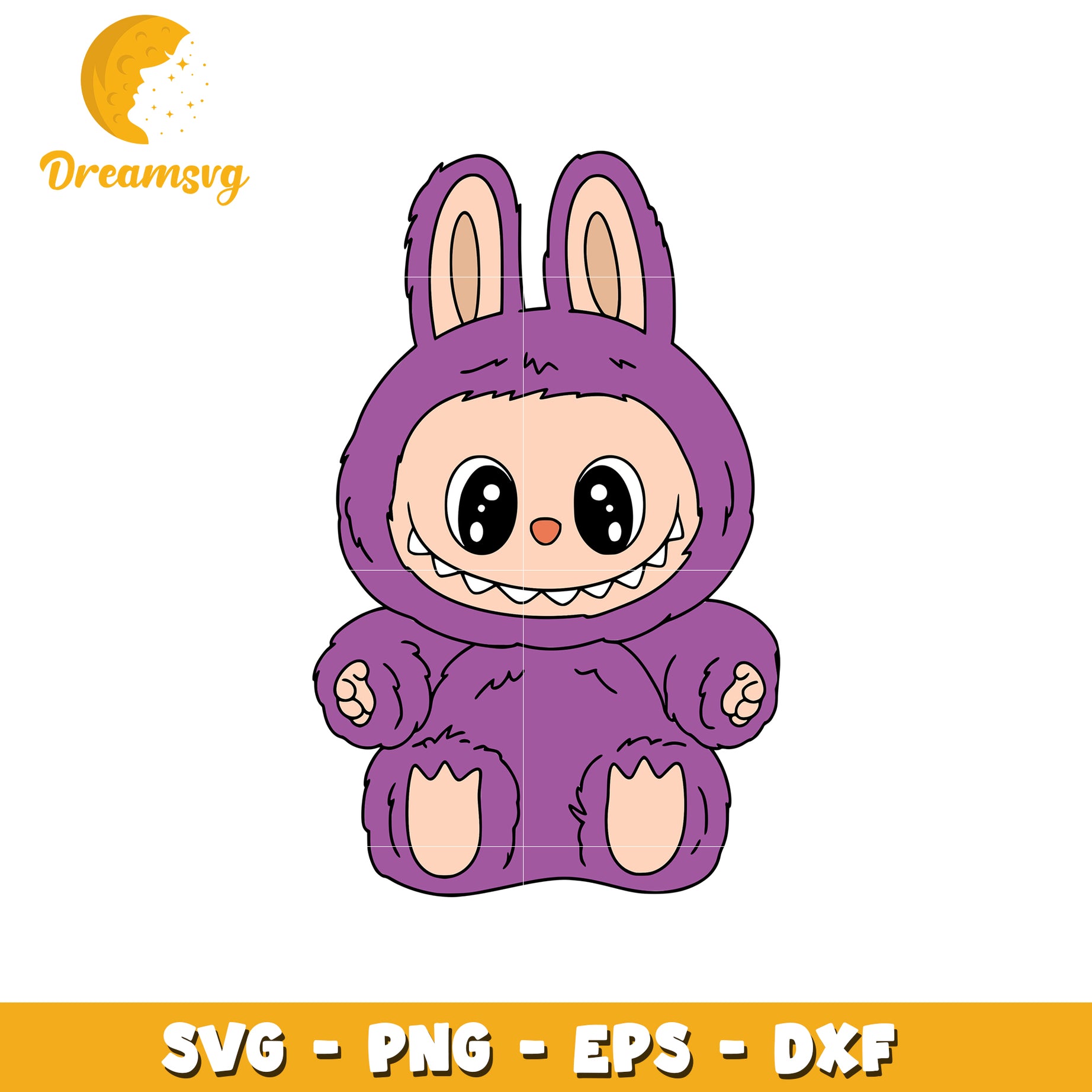 Dark purple characters svg, labubu keychain svg, labubu cartoon svg