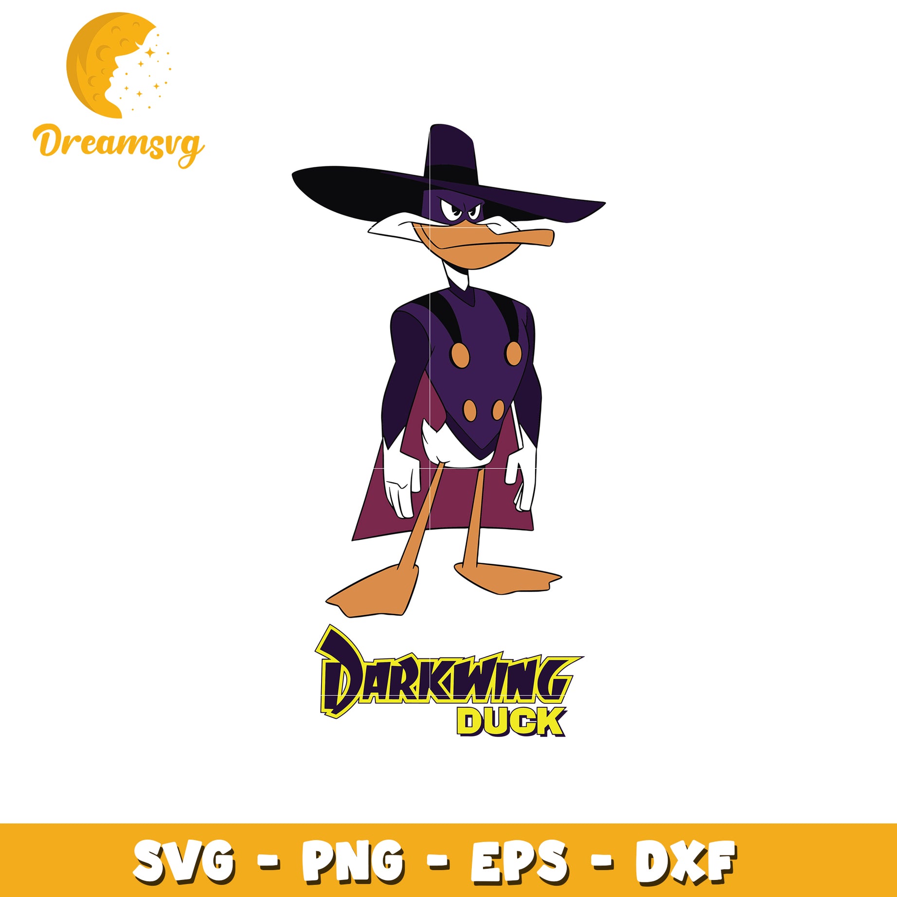 Darkwing Duck SVG PNG EPS DXF Cut File