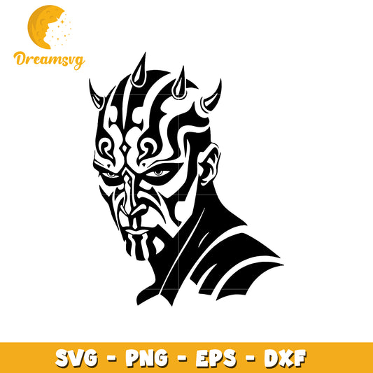 Darth Maul SVG PNG EPS DXF Files