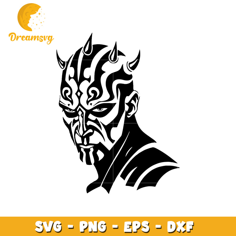 Darth Maul SVG PNG EPS DXF Files