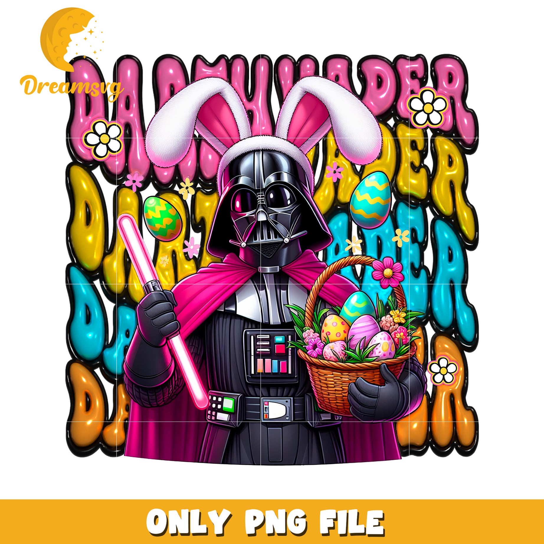 Darth Vader Easter Bunny PNG