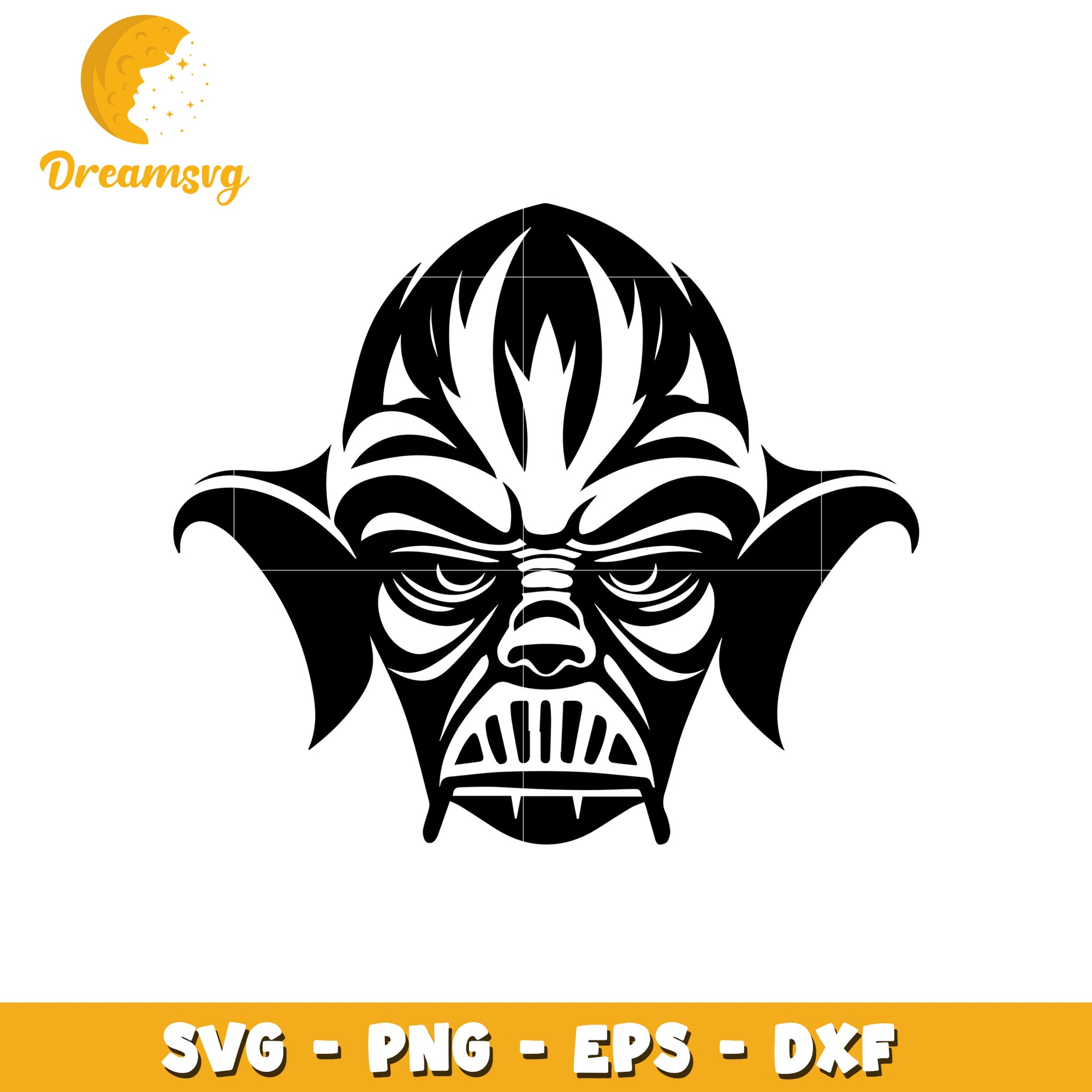 Darth Vader SVG Cut File PNG, EPS, DXF