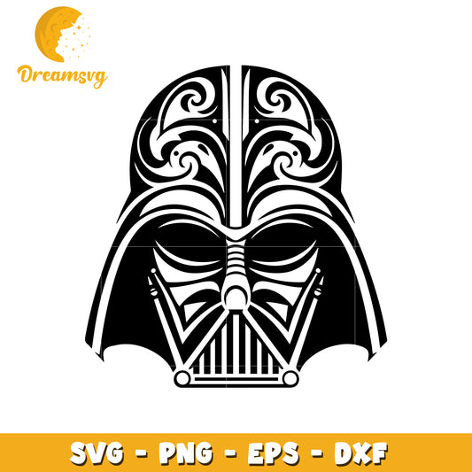 Darth Vader SVG Tribal Mask PNG EPS DXF