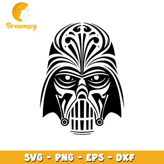 Darth Vader Tribal SVG Cut File