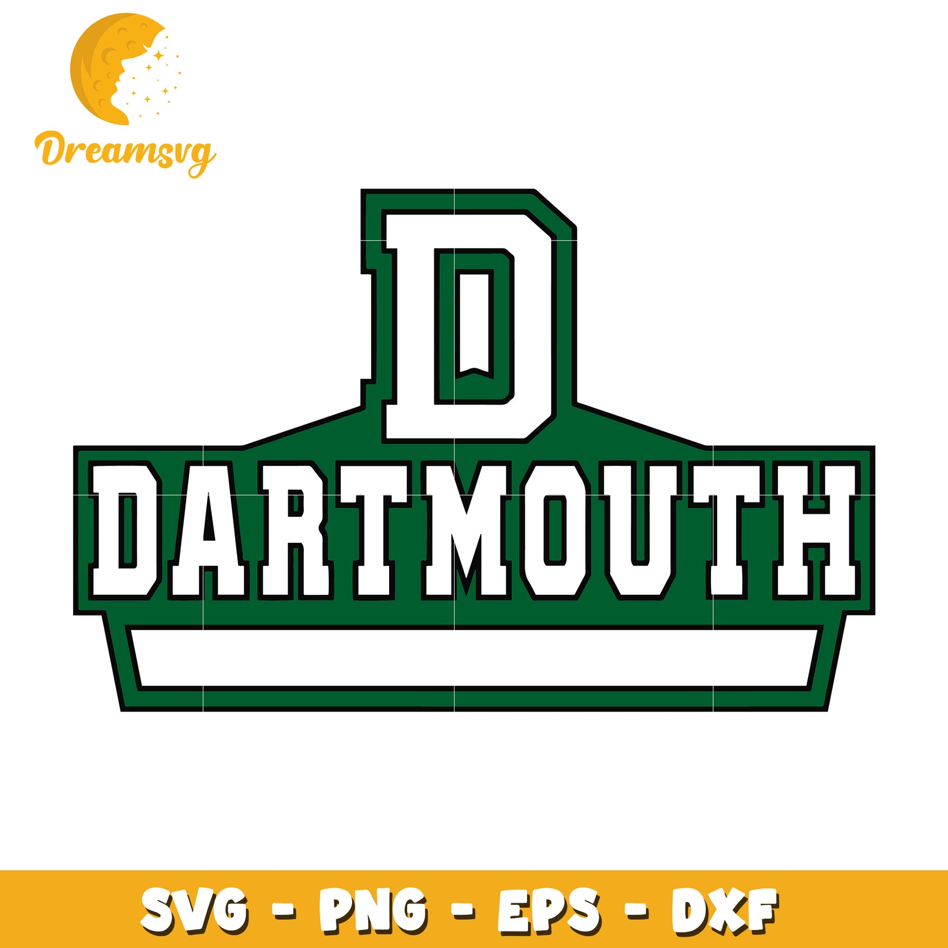 Dartmouth SVG Cut File PNG EPS DXF