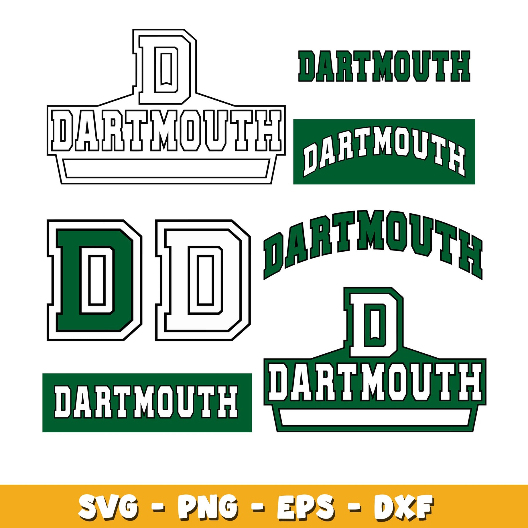 Dartmouth Big Green Bundle svg, Dartmouth Big Green logo svg, ncaa svg 