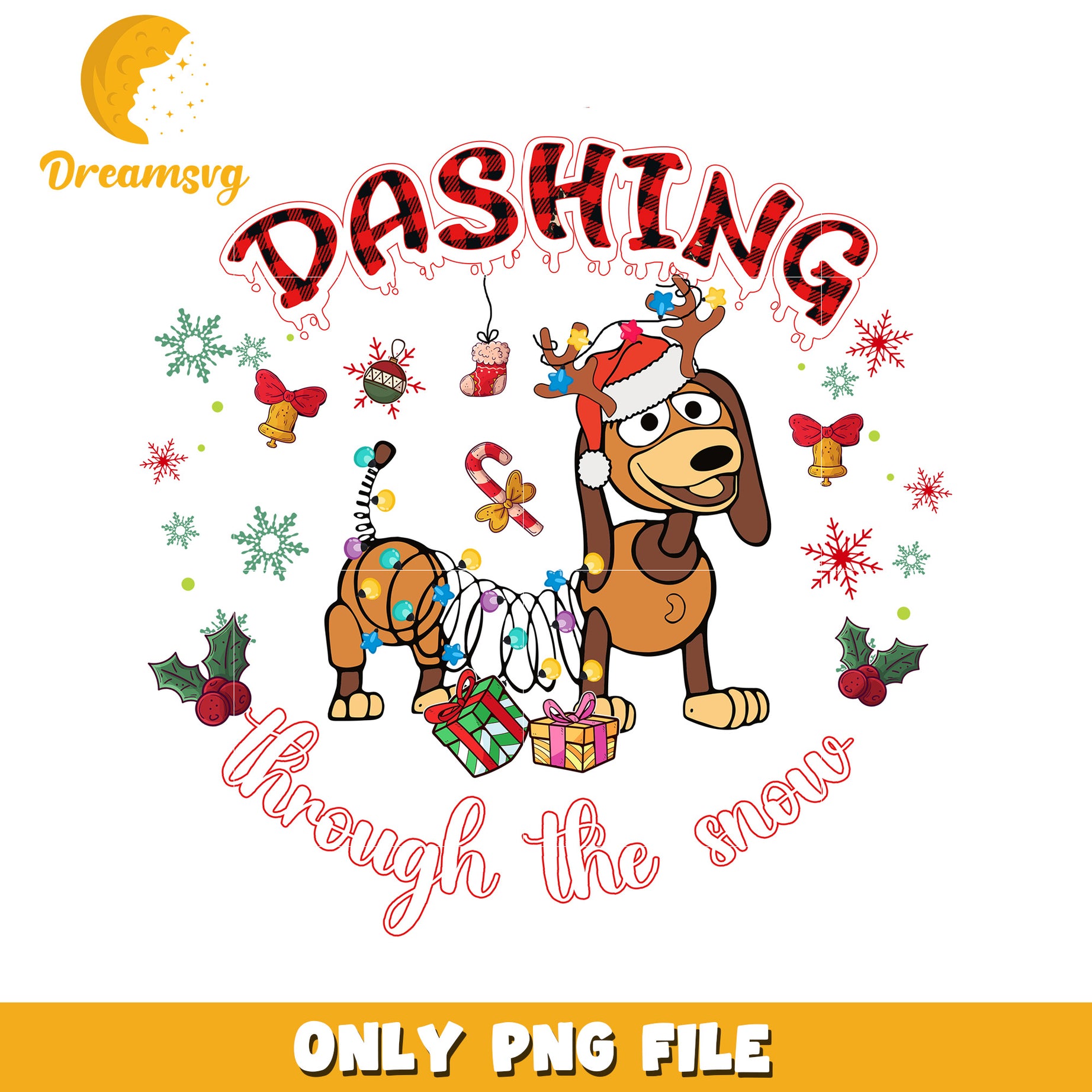 Dashing through the snow png, disney night png, winter sparkle png