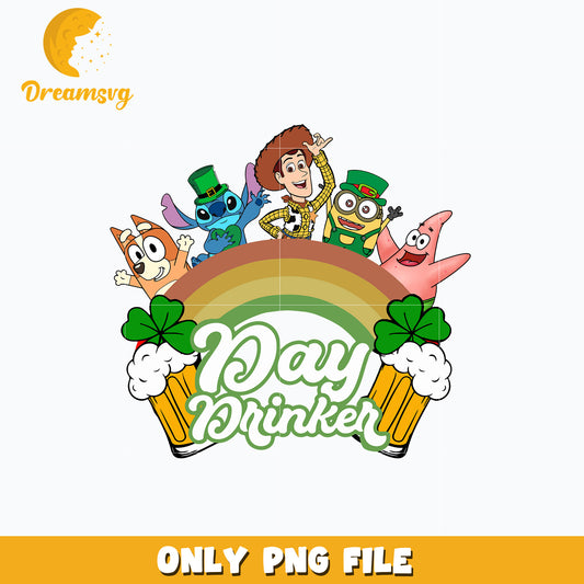 Cartoon day drinker patrick's day Png