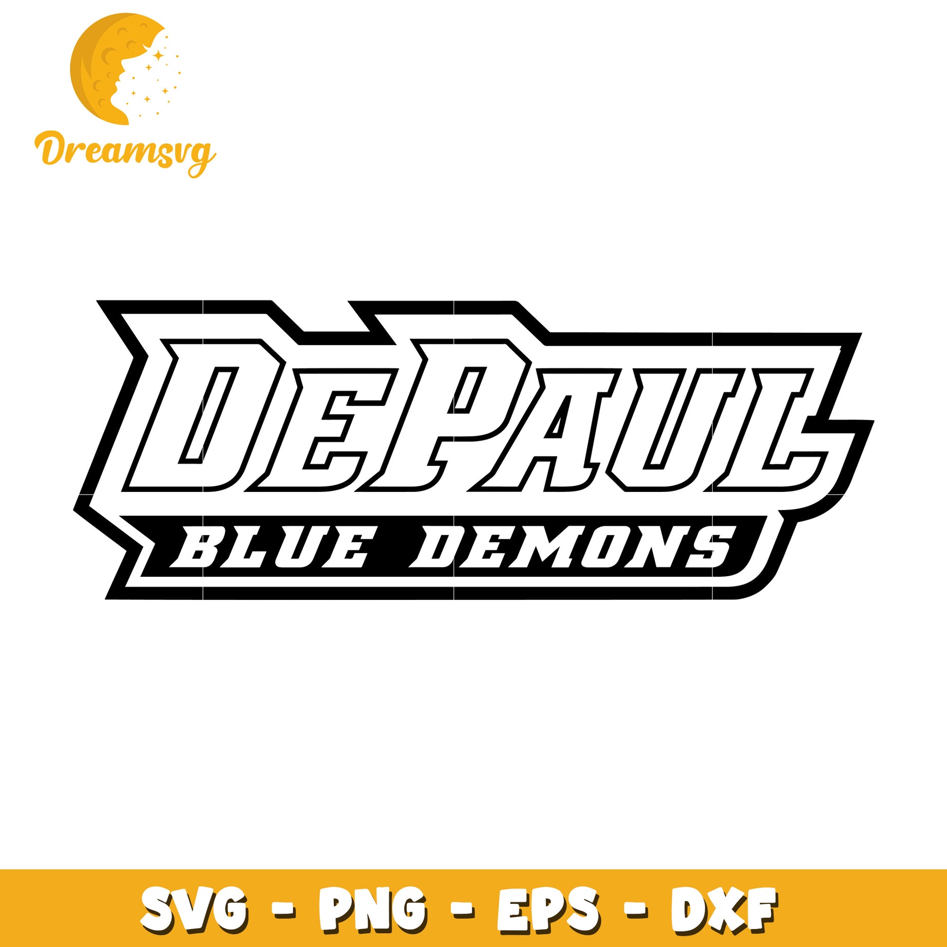 DePaul Blue Demons SVG Cut File