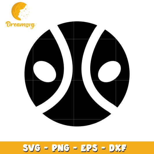 Deadpool Basketball SVG PNG EPS DXF