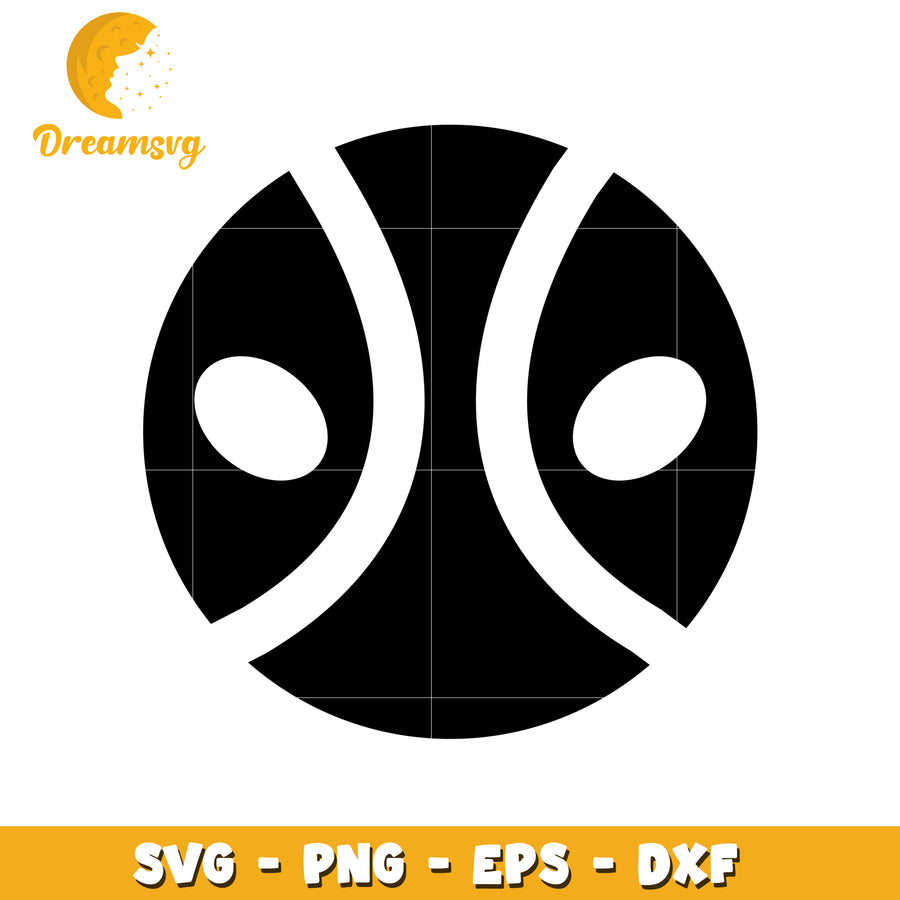 Deadpool Basketball SVG PNG EPS DXF