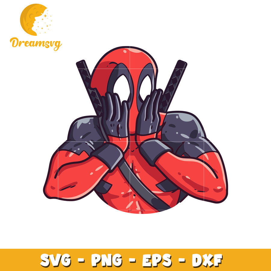 Deadpool Funny Design SVG for Crafters and Artists