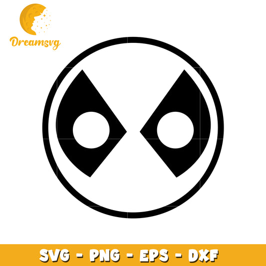 Deadpool Mask SVG Cut File