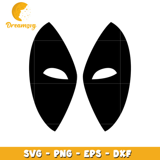 Deadpool Mask SVG PNG, Downloadable Files for Crafts