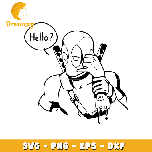 Deadpool PNG, SVG, EPS, DXF Files for Download