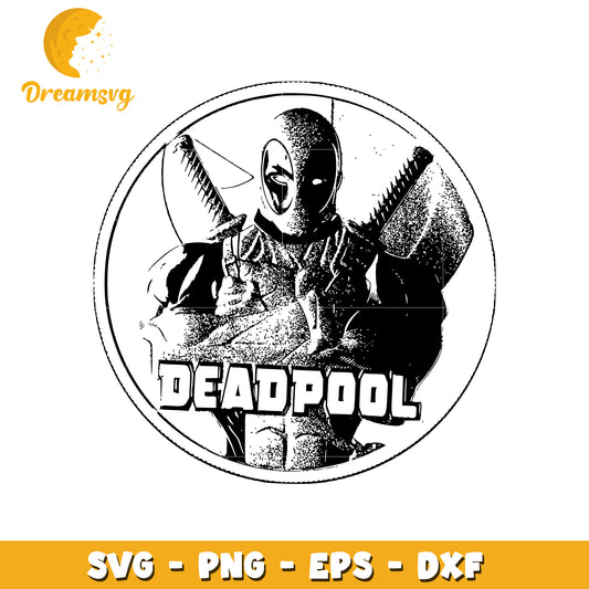 Deadpool PNG, SVG, EPS, DXF product image