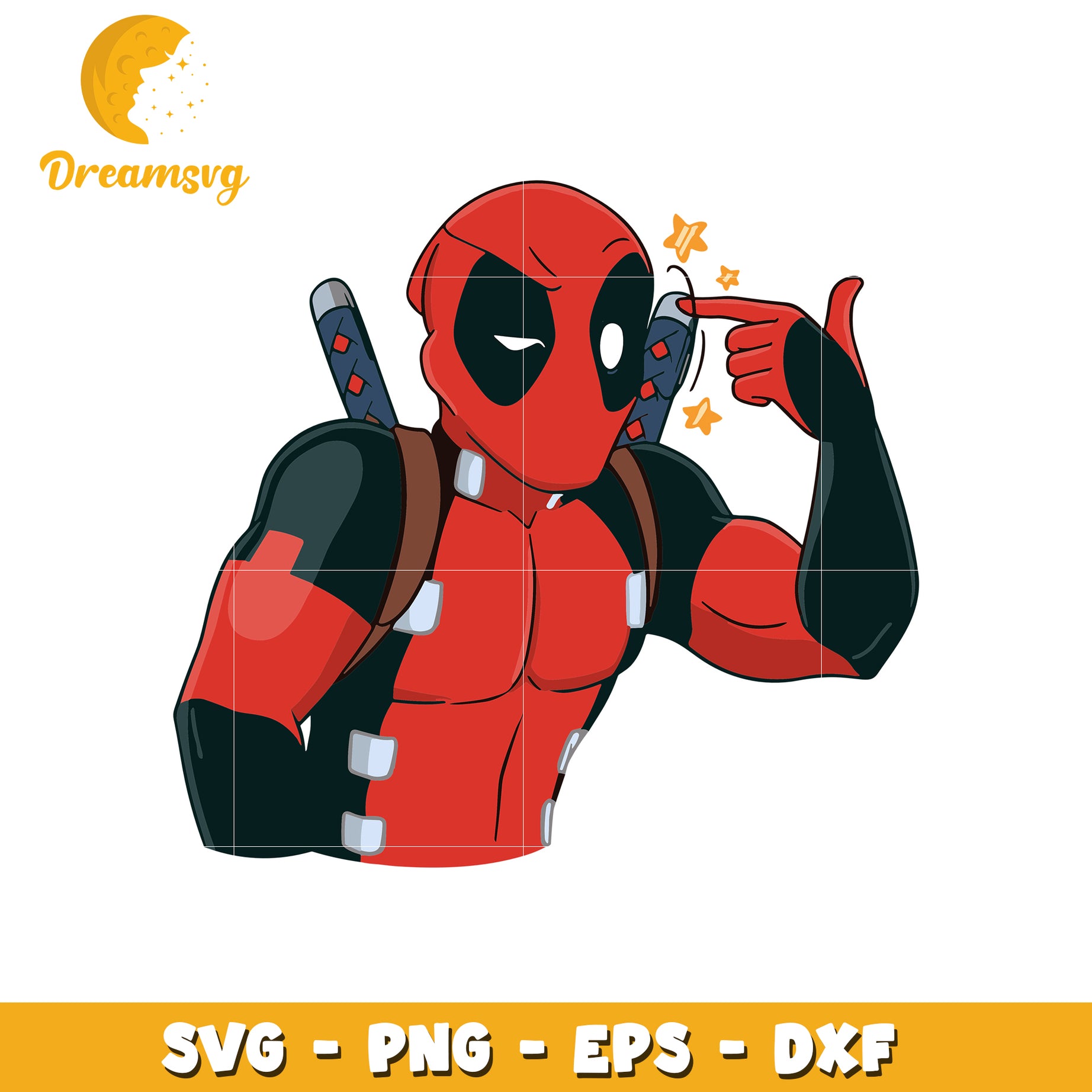 Deadpool SVG Clipart for Creative Projects and Crafts