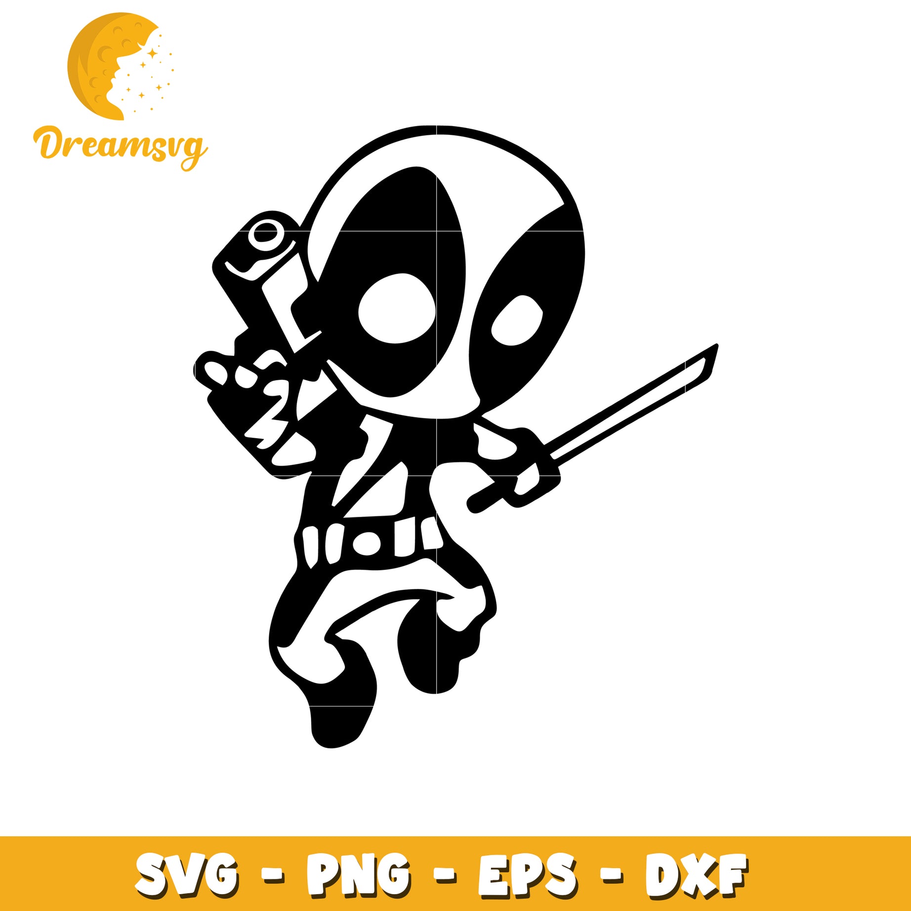 Deadpool SVG Cut File