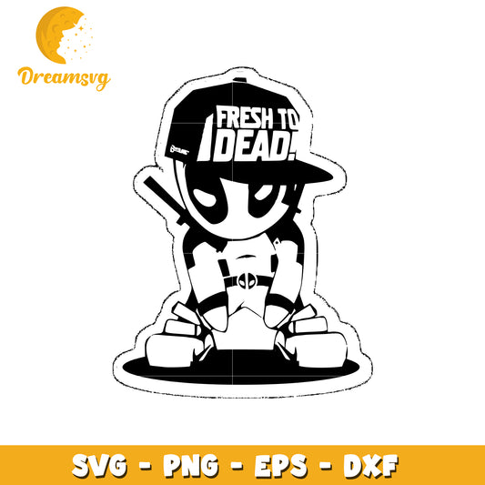 Deadpool SVG Cut File Fresh To Dead