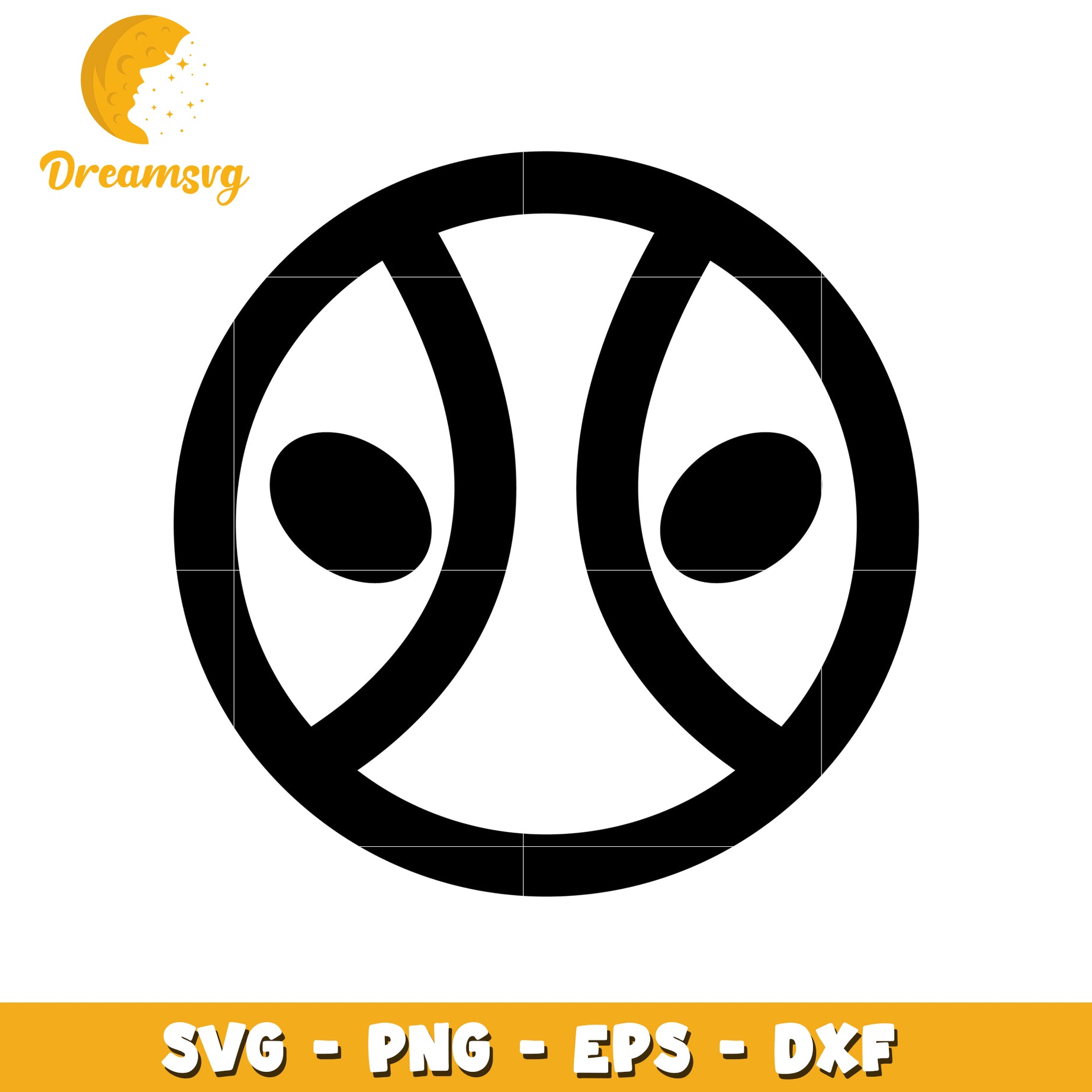 Deadpool SVG Cut File  PNG EPS DXF