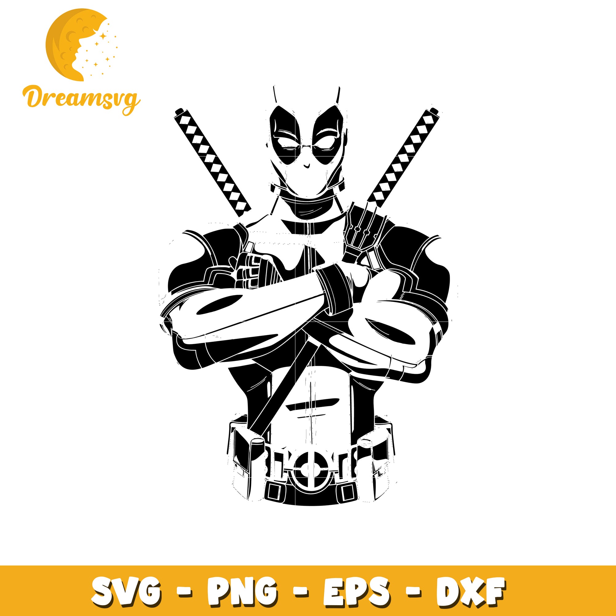 Deadpool SVG Design for Unique Crafting Projects Online – DreamSVG Store