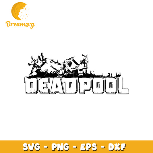 Deadpool Vector Art SVG for Creative Design Projects