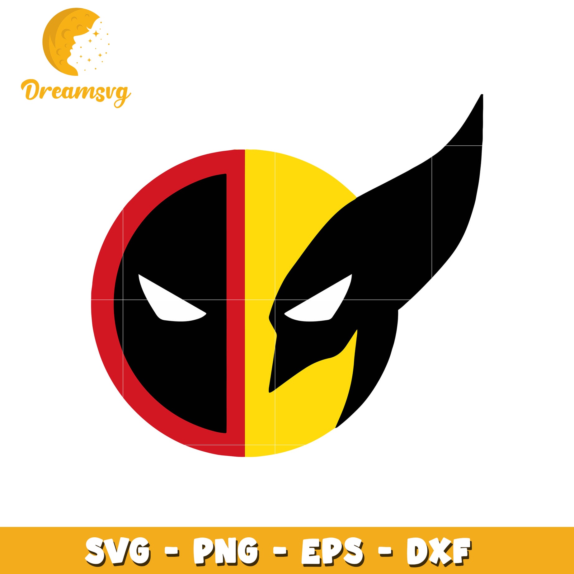 Deadpool Wolverine SVG Cut File