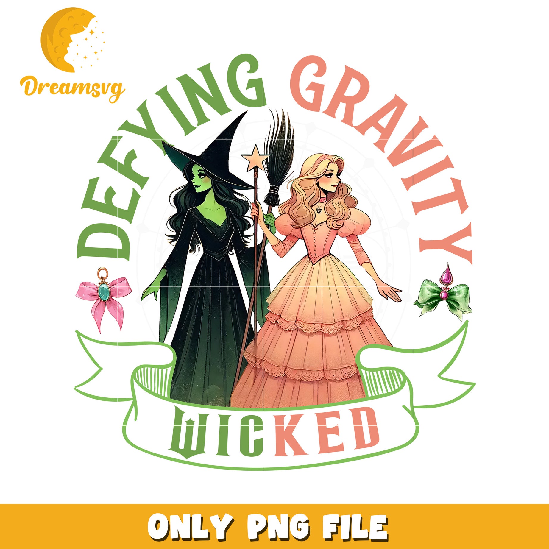 Defying gravity Elphaba and Glinda png, defying gravity png