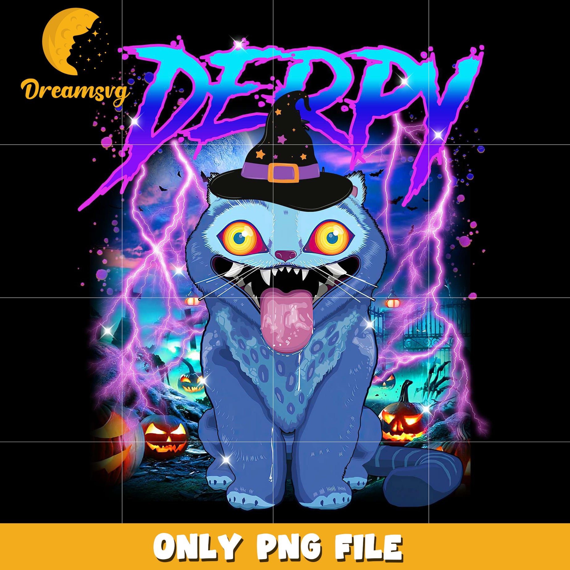 Demon Hunters Tiger Halloween png, spooky halloween​​​​ png, fall season png