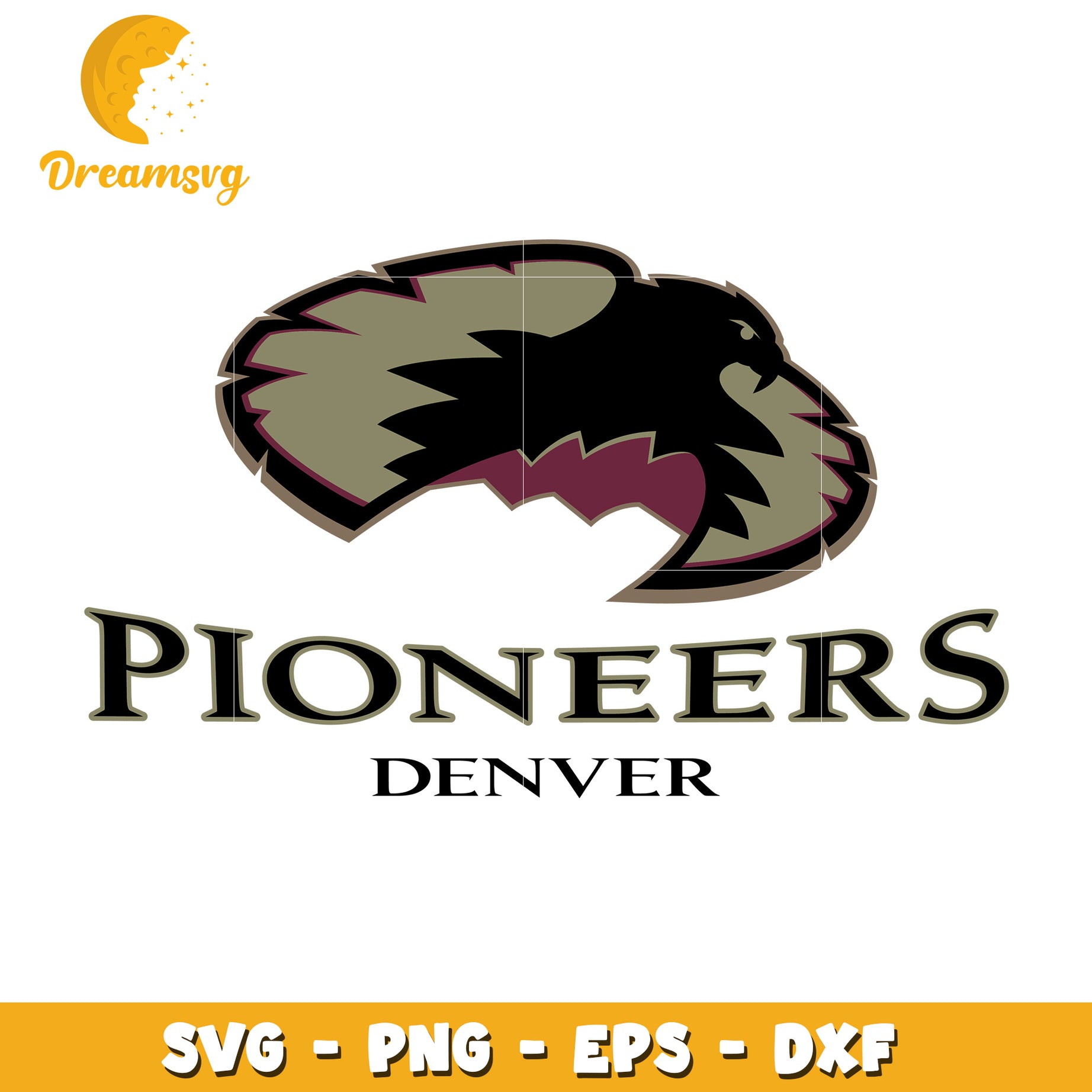 Denver Pioneers SVG Logo Design