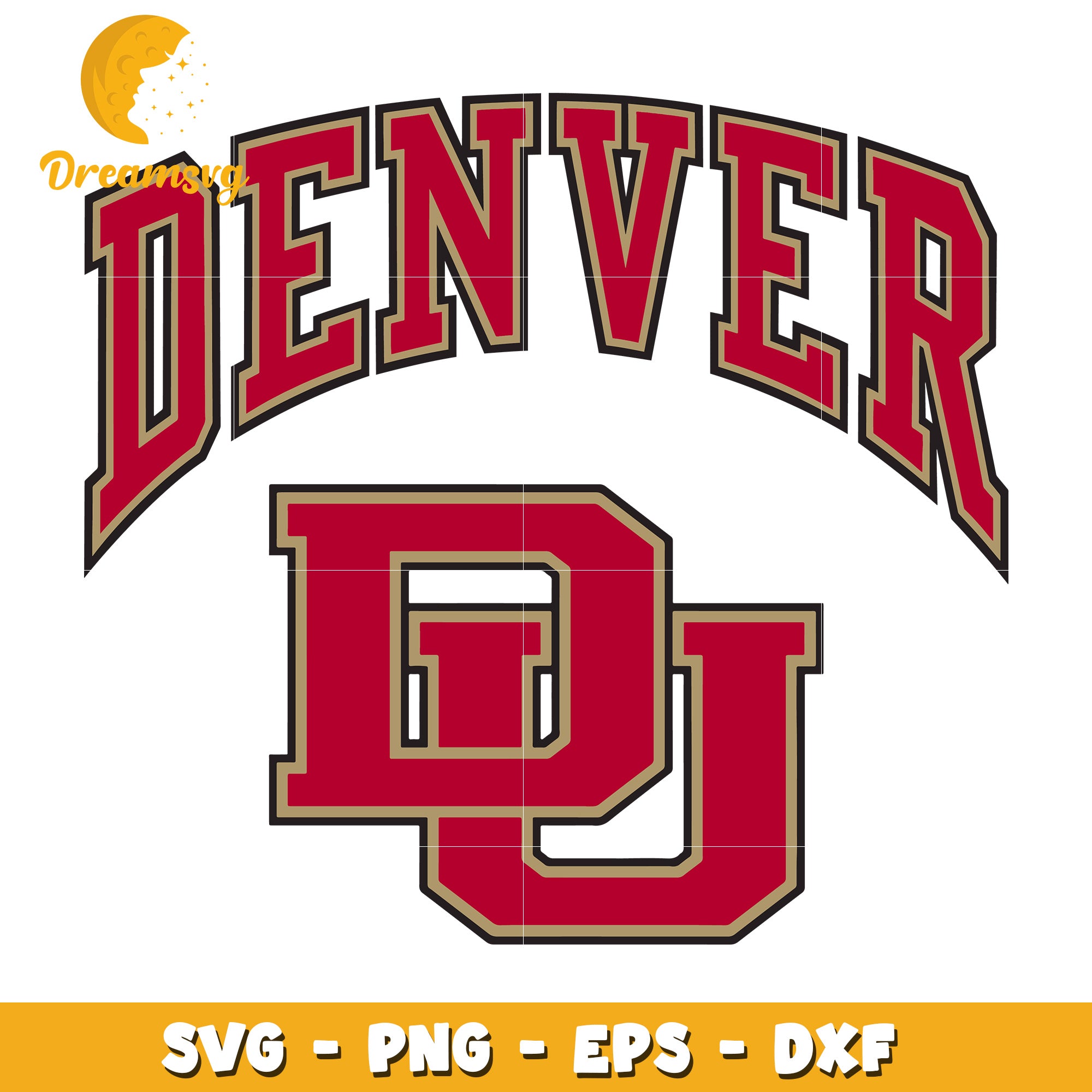 Denver University DU SVG PNG EPS DXF